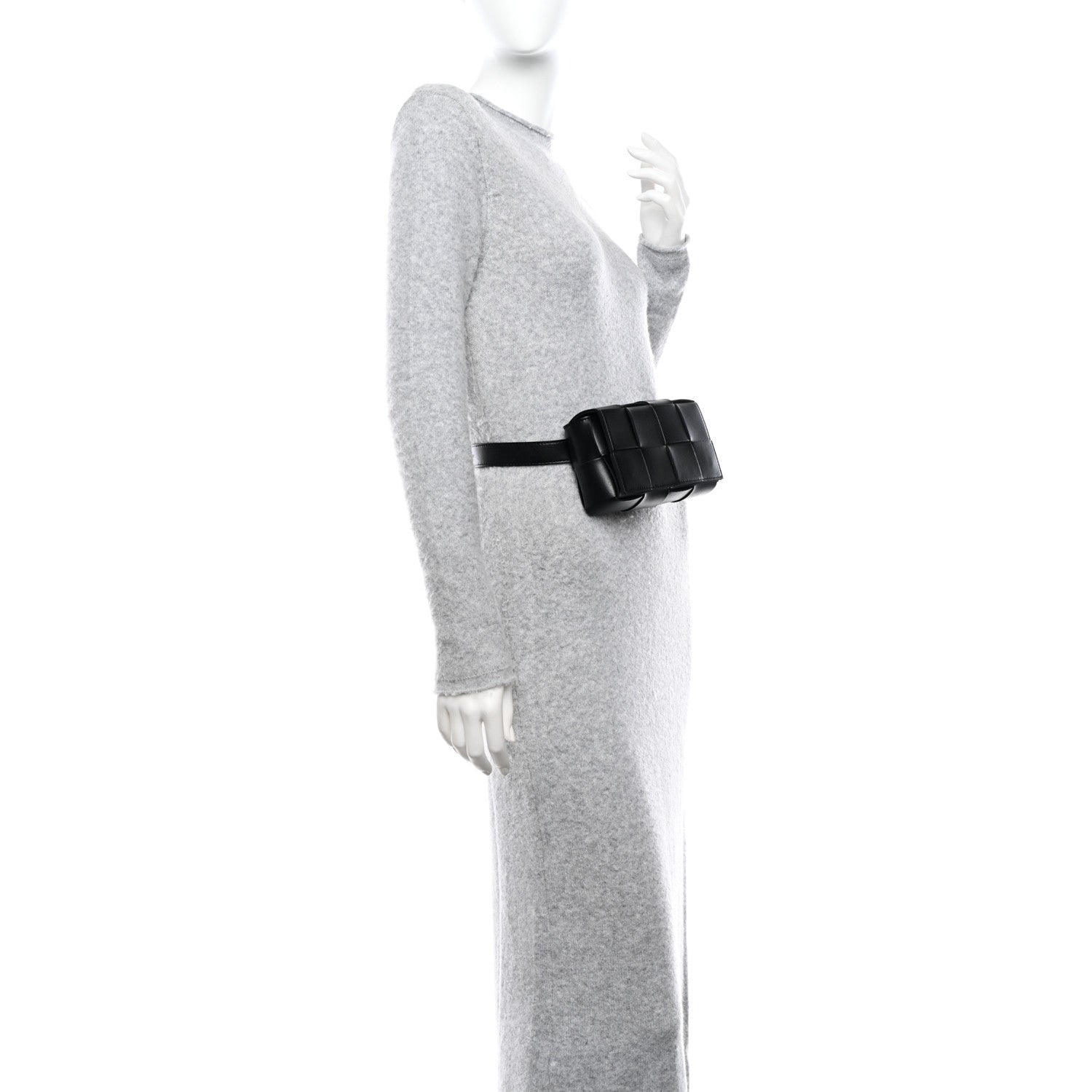 Bottega Veneta Nappa Maxi Intreccio The Belt Cassette Bag Black 2 of 9