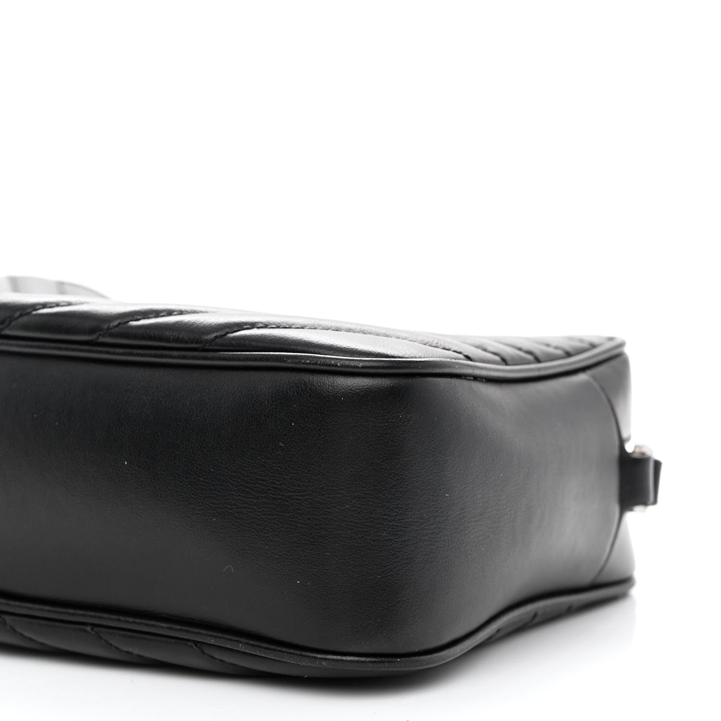 Calfskin Matelasse Monogram Lou Camera Bag Black