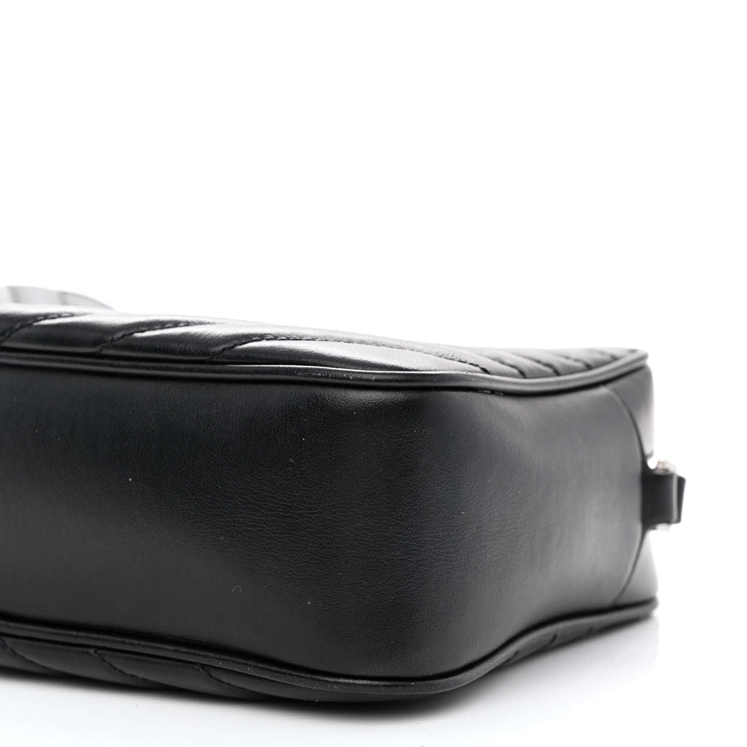 Saint Laurent Calfskin Matelasse Monogram Lou Camera Bag Black 9 of 9