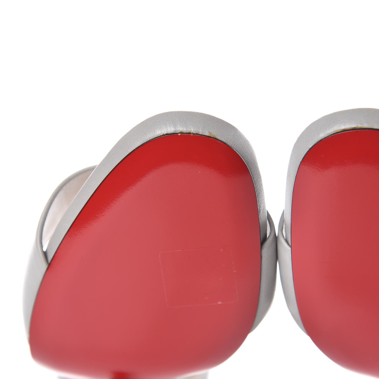 Christian Louboutin Nappa 100 Sandals 39 Gris 6 of 14