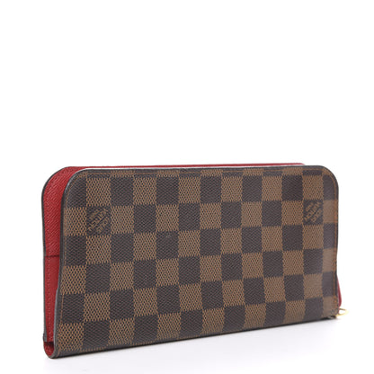 Louis Vuitton Damier Ebene Insolite Wallet Rouge 3 of 10