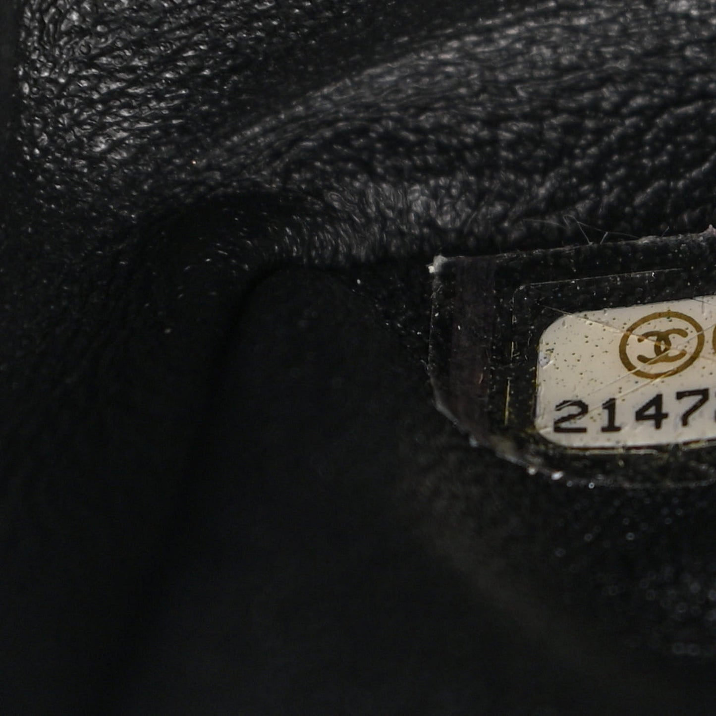 Glazed Aged Calfskin Quilted 2.55 Reissue 227 Flap Black