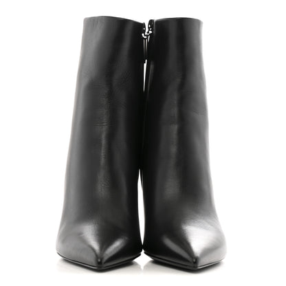 Saint Laurent Nappa Vendome Opyum 85 Ankle Boots 39 Black 3 of 10