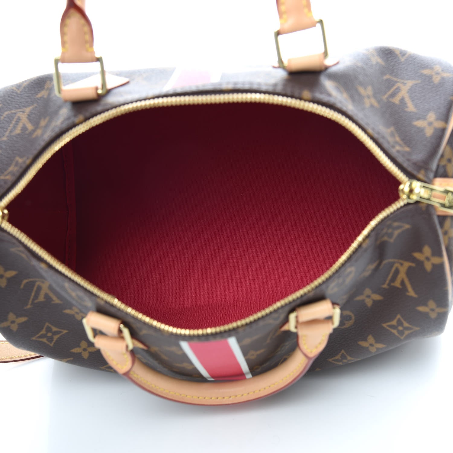 Louis Vuitton Monogram My LV Heritage Speedy Bandouliere 30 Fuchsia White 7 of 10