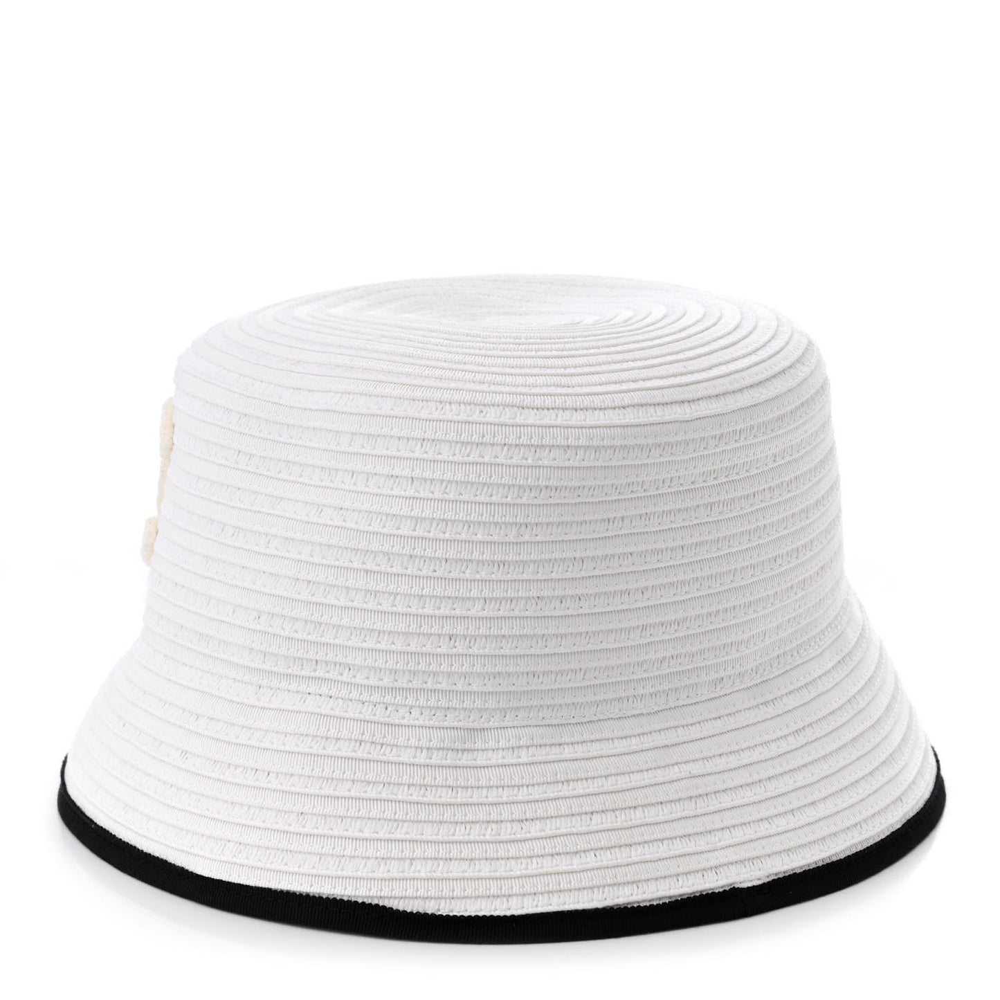 Paper Cotton CC Bucket Hat M White Black