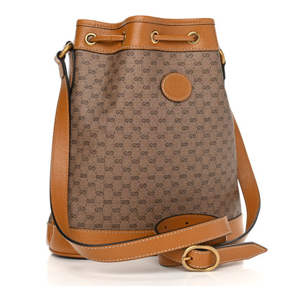 Gucci X DISNEY Mini Vintage GG Supreme Monogram Bucket Bag Beige Vintage Sun Oil 2 of 10