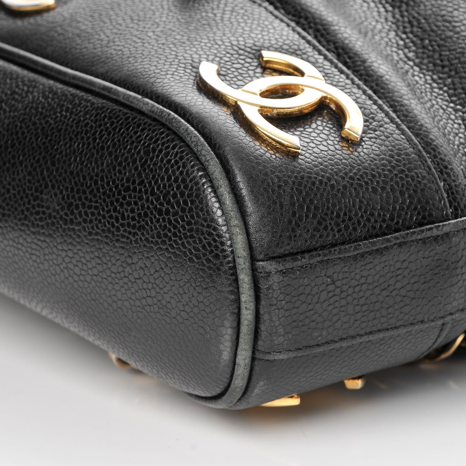 Chanel Caviar CC Backpack Black 9 of 10