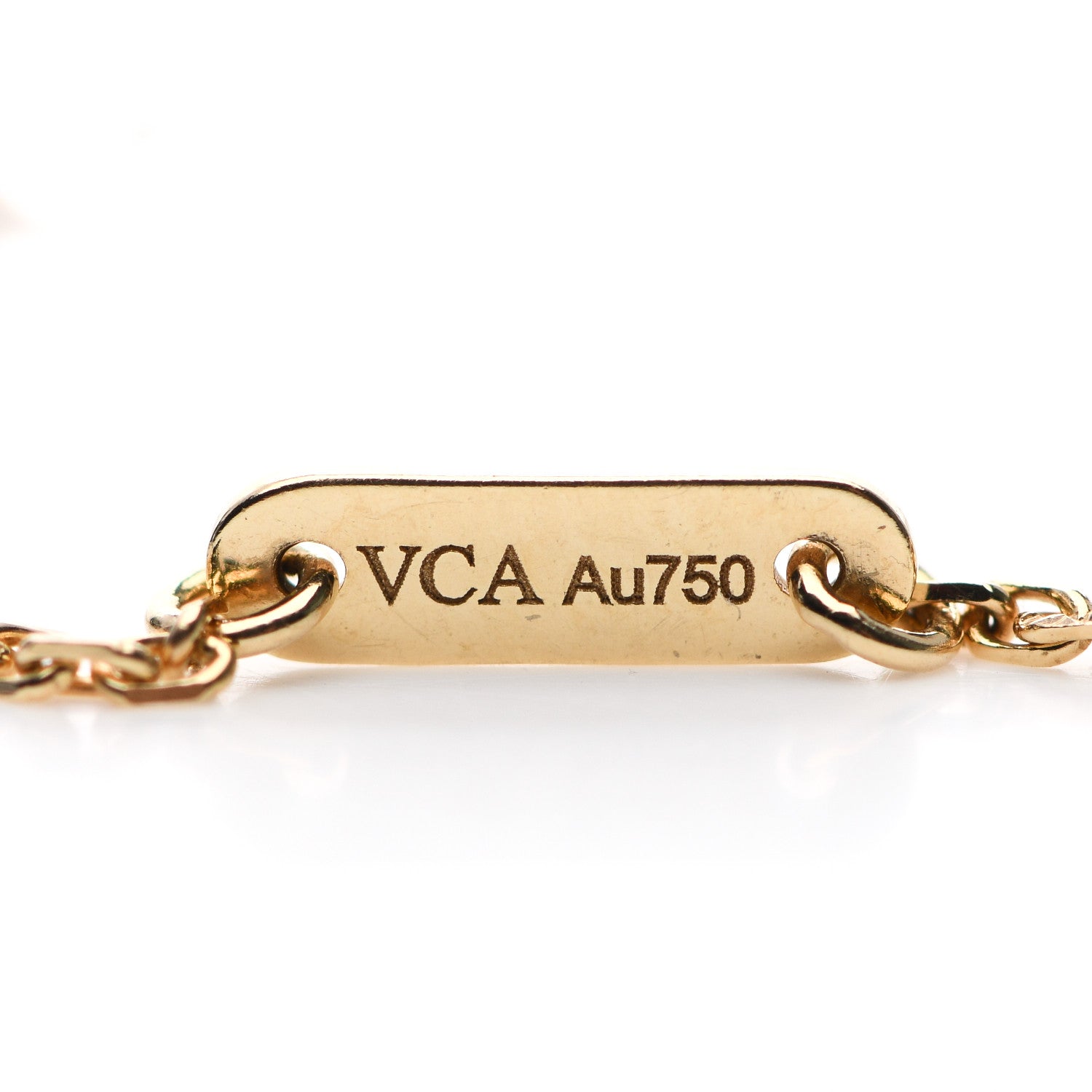 Van Cleef & Arpels 18K Yellow Gold Mother of Pearl Sweet Alhambra Bracelet 4 of 6
