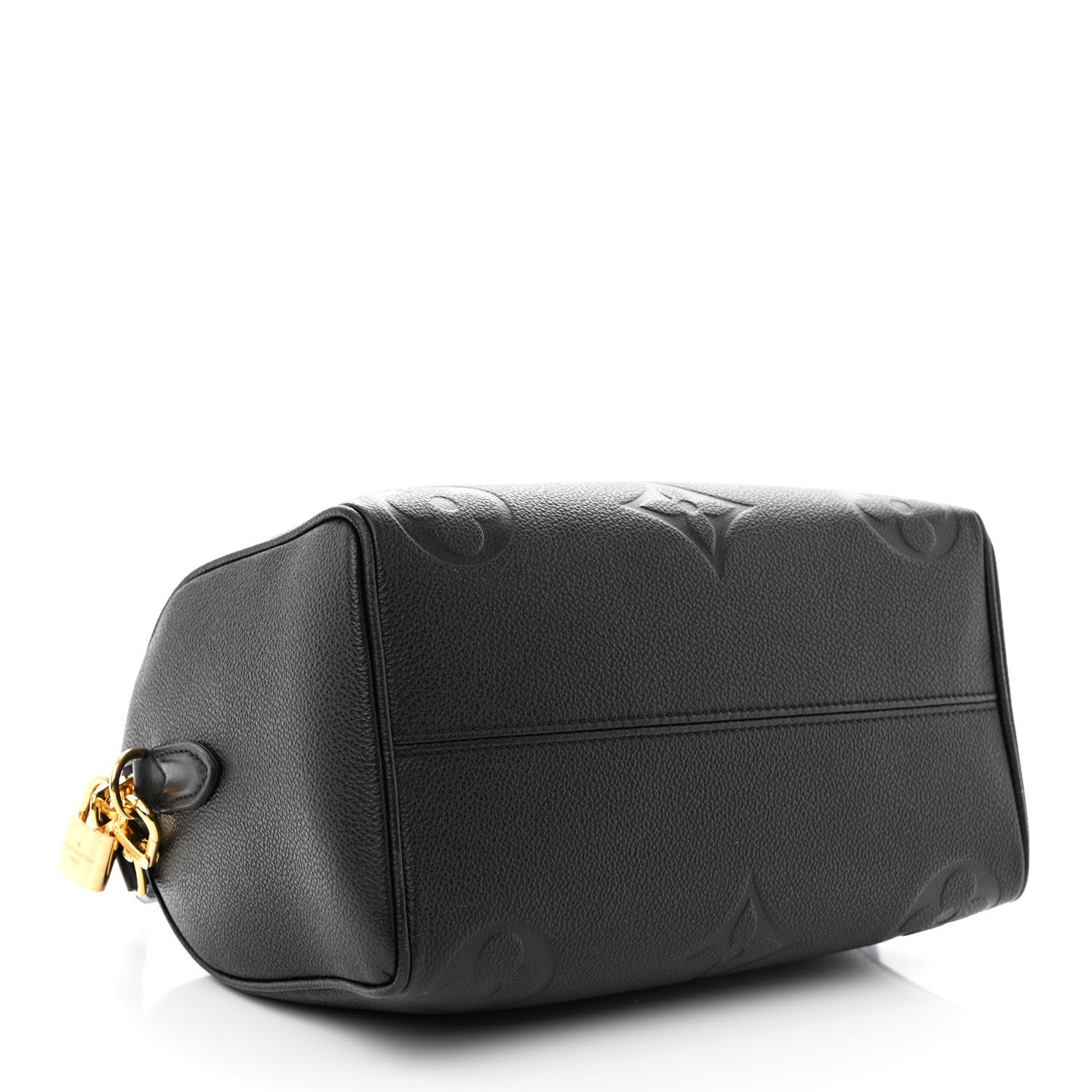 Louis Vuitton Empreinte Monogram Giant Speedy Bandouliere 25 Black 4 of 10