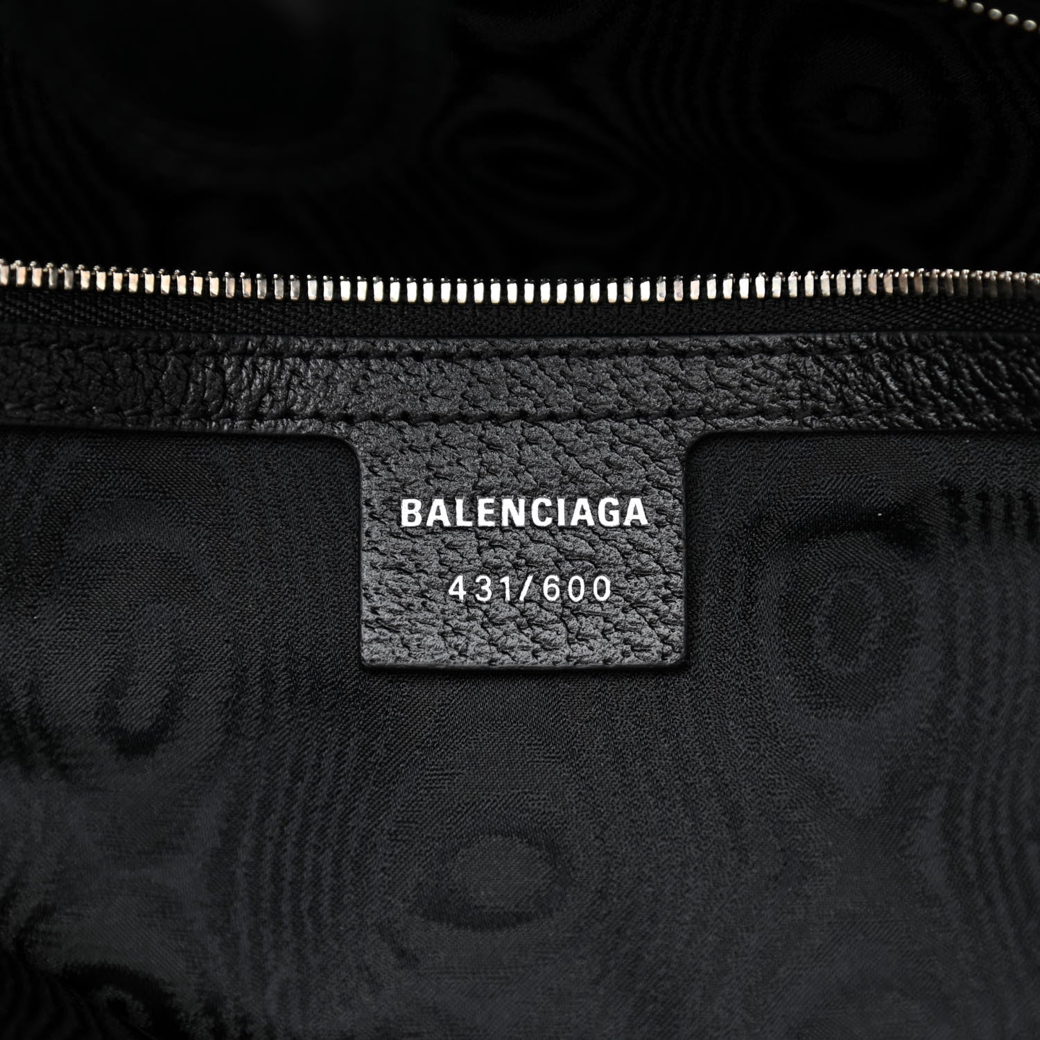 Gucci X BALENCIAGA BB Monogram Web Graffiti Medium Ophidia Shopping Tote Black 6 of 7