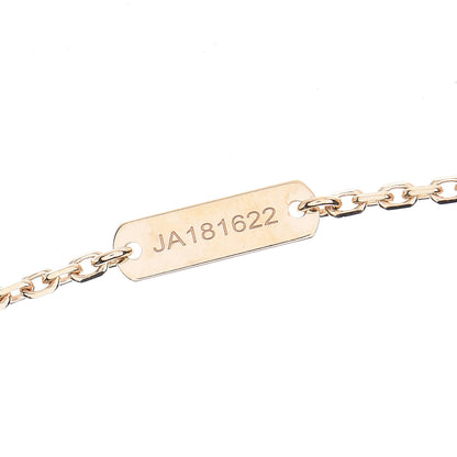 Van Cleef & Arpels 18K Yellow Gold Diamond Yellow Mother of Pearl Vintage Alhambra Pendant Necklace 6 of 6