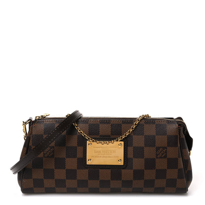 Louis Vuitton Damier Ebene Eva Clutch 1 of 10