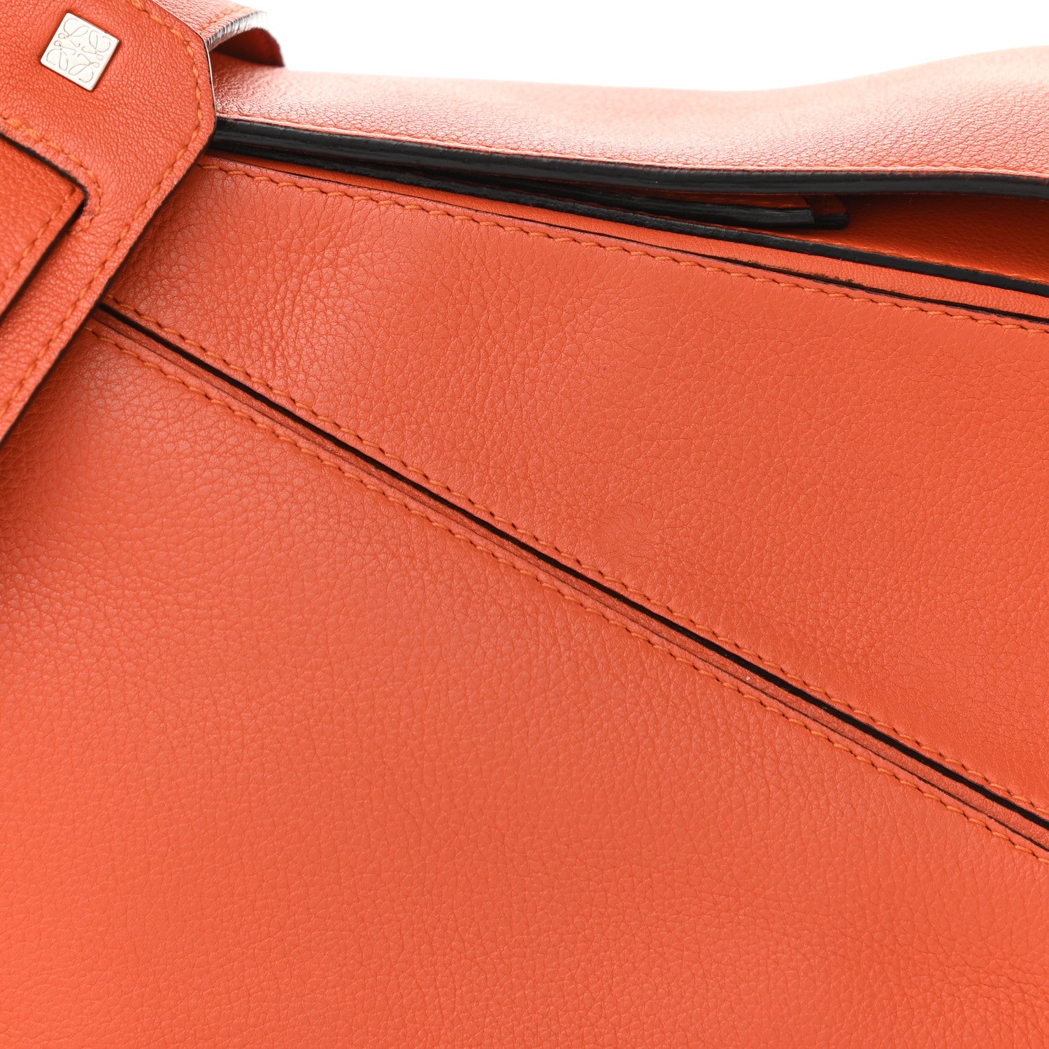 Loewe Calfskin Small Puzzle Bag Coral 13 of 19