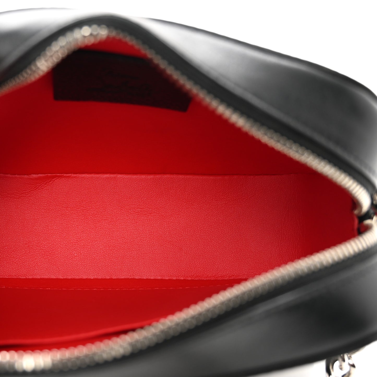 Empire Calfskin Mini Rubylou Crossbody Black Red