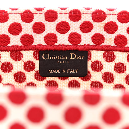 Christian Dior Canvas Medium DiorAmour Dots Book Tote Red 6 of 16