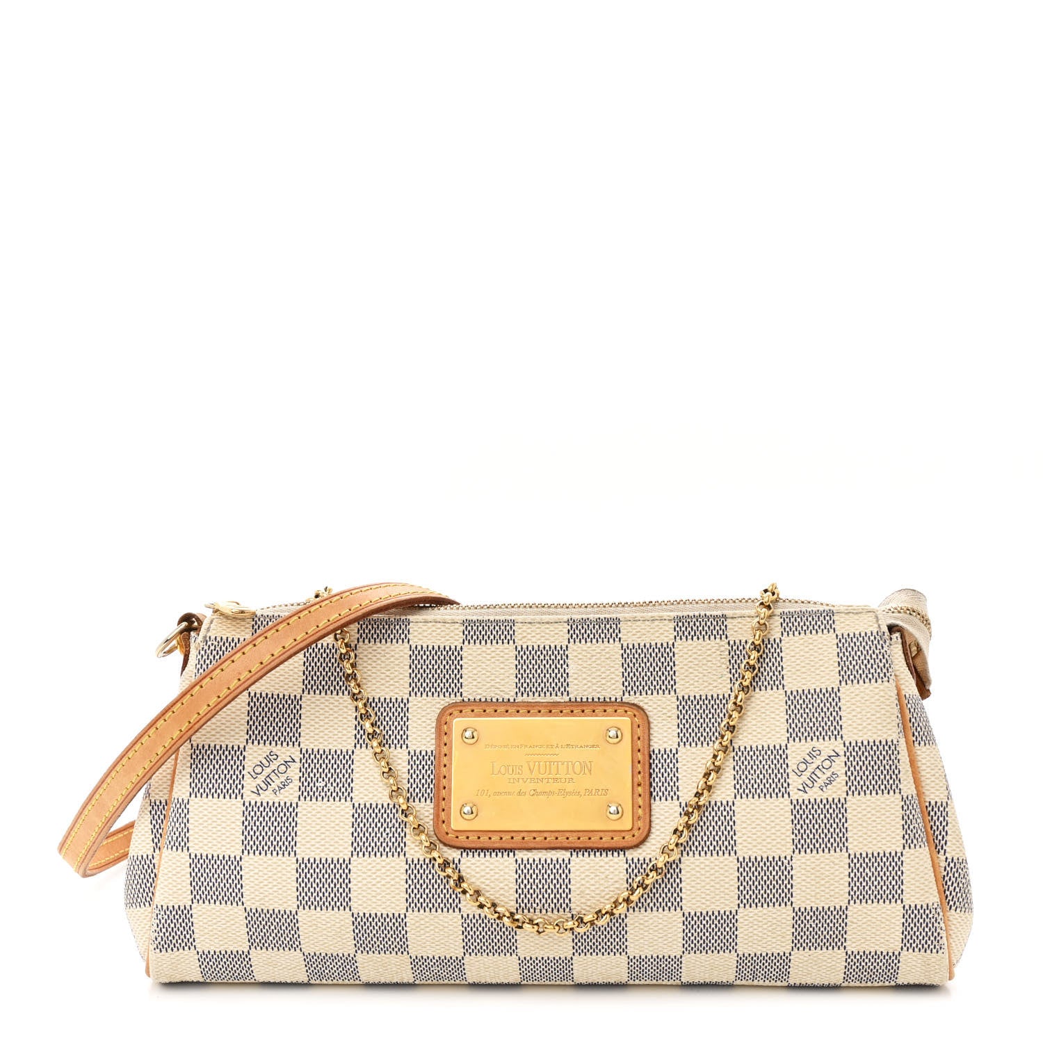 Louis Vuitton Damier Azur Eva Clutch 1 of 14
