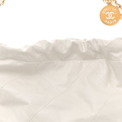 Chanel Calfskin Quilted Chanel 22 White 9 of 12
