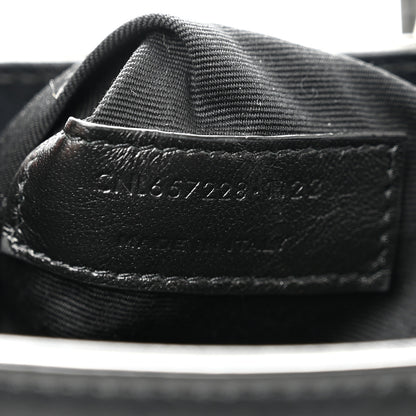 Saint Laurent Smooth Calfskin Le 5 A 7 Hobo Black 7 of 12