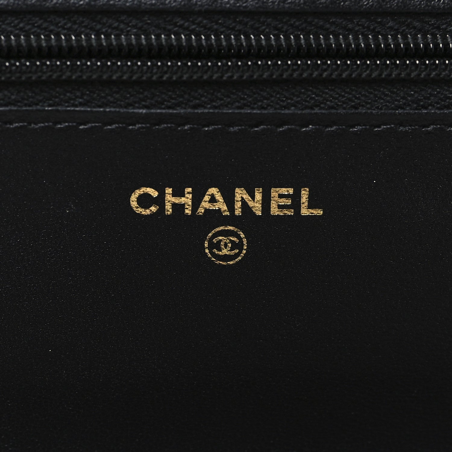 Chanel Lambskin Quilted Wallet On Chain WOC Black 6 of 12