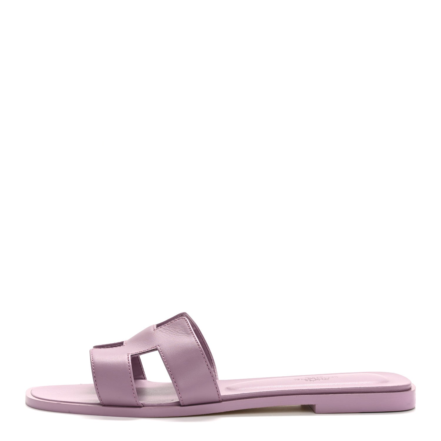 Hermes Calfskin Oran Sandals 40 Bruyère 1 of 9