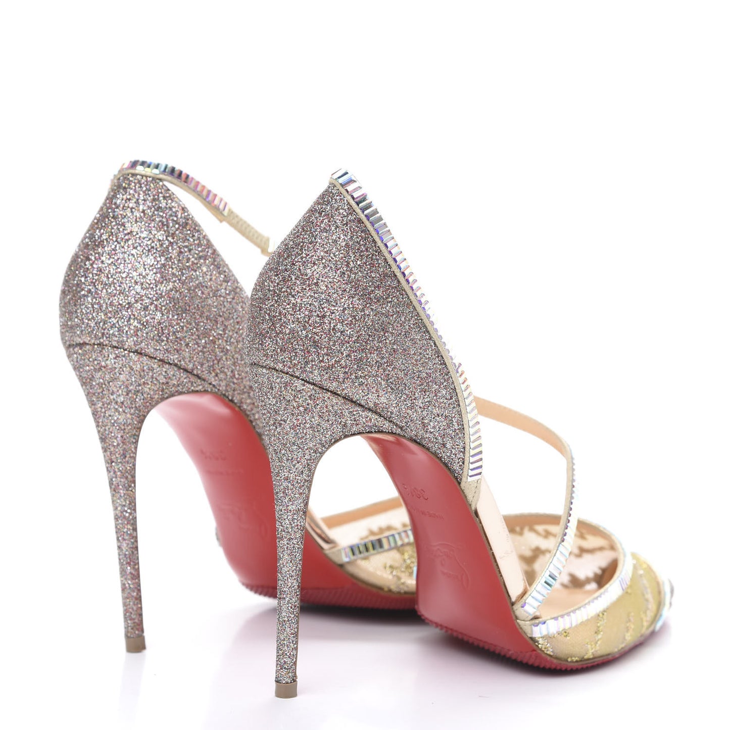 Mini Glitter Rete Tulle Chiara Diams 100 Pump 38.5 Version Multicolor