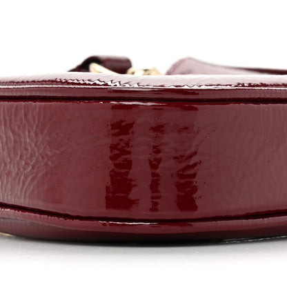 Gucci Crinkled Patent Mini Jackie Notte Bag Rosso Ancora Red 9 of 10