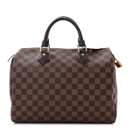 Louis Vuitton Damier Ebene Speedy 30 1 of 10