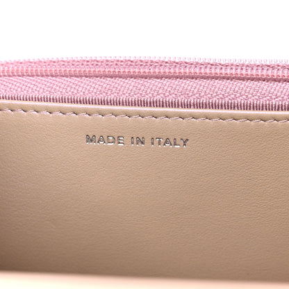 Chanel Iridescent Calfskin Quilted Wallet On Chain WOC Pink 7 of 11