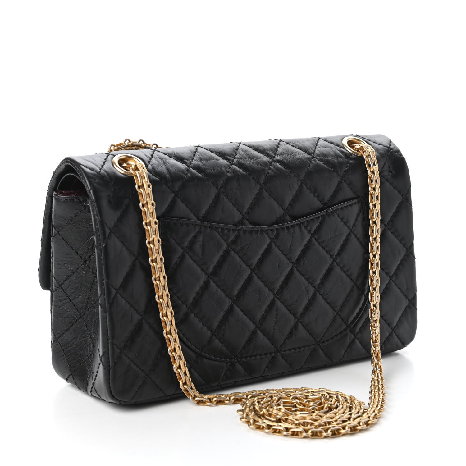 Chanel Aged Calfskin Lucky Charms 2.55 Reissue 225 Flap Black 3 of 11