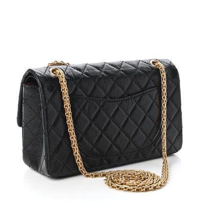 Chanel Aged Calfskin Lucky Charms 2.55 Reissue 225 Flap Black 3 of 11
