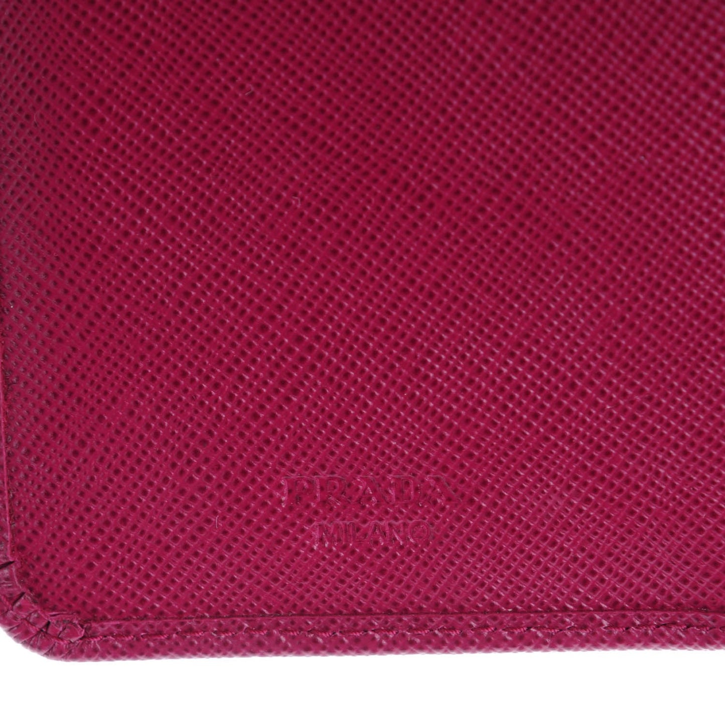 Saffiano Metal Compact Wallet Ametista