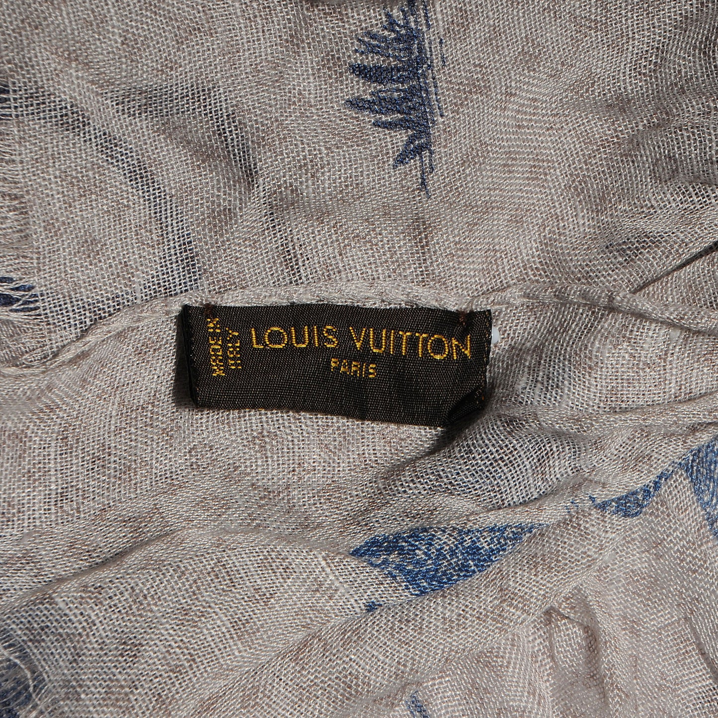 Cotton Linen Toile Etole De Louis Pareo Blue