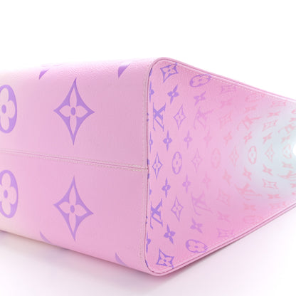 Louis Vuitton Monogram Giant Spring In The City Onthego GM Sunrise Pastel 9 of 9
