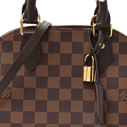 Louis Vuitton Damier Ebene Braided Alma BB 7 of 9