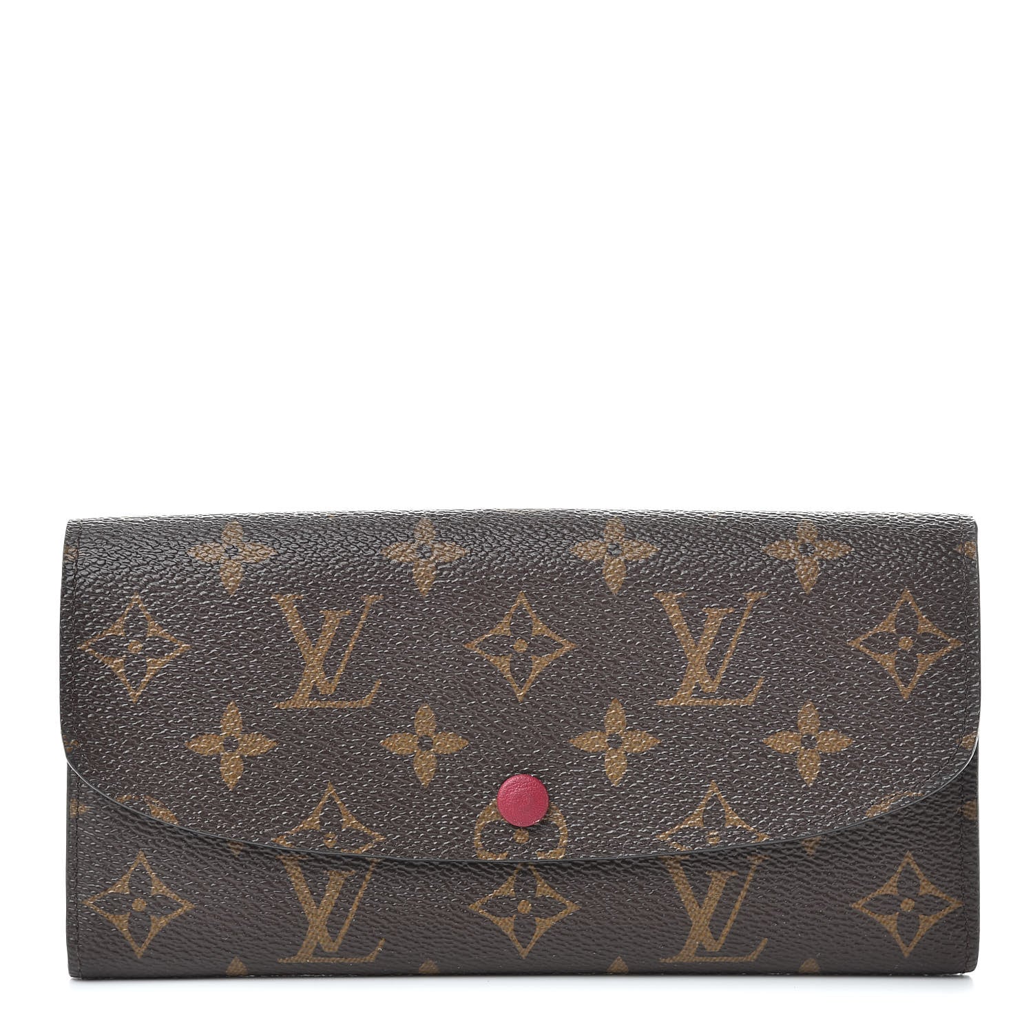 Louis Vuitton Monogram Emilie Wallet Fuchsia 1 of 8