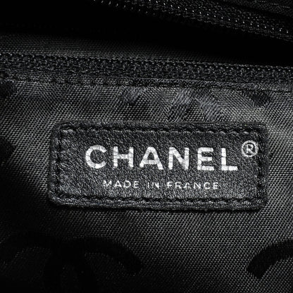 Chanel Calfskin Quilted Small Cambon Tote Beige Black 7 of 8