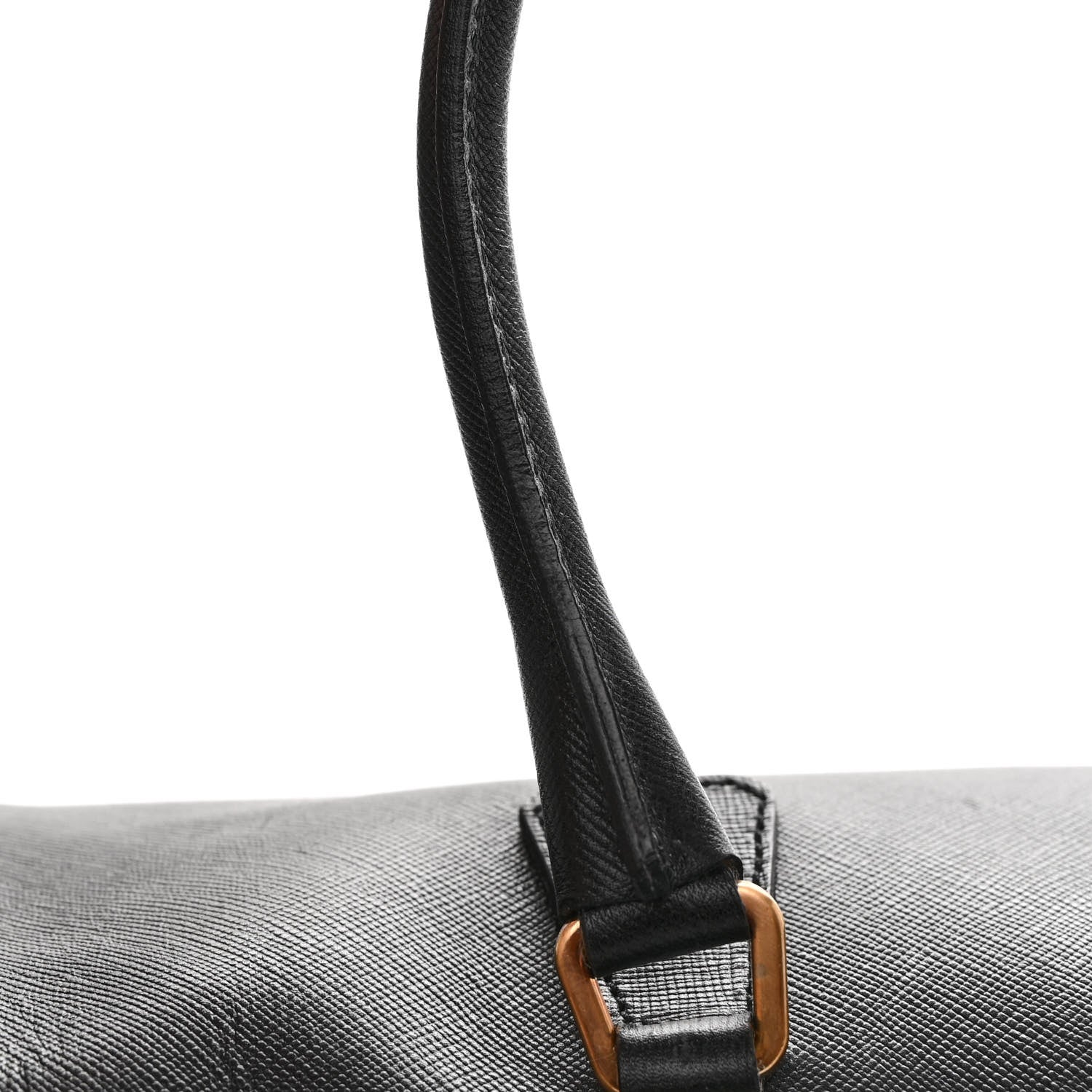 Prada Saffiano Rectangular Shoulder Bag Black 12 of 13