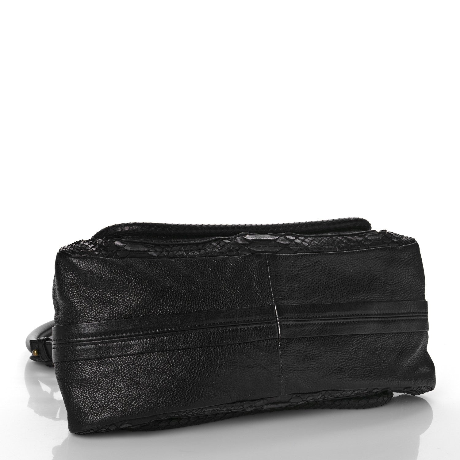 Chloe Snakeskin Medium Paraty Black 3 of 7