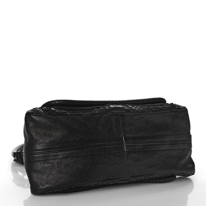 Chloe Snakeskin Medium Paraty Black 3 of 7