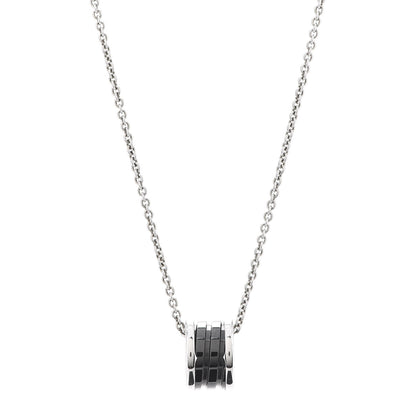 Bulgari Sterling Silver Ceramic Save The Children Pendant Necklace 1 of 6