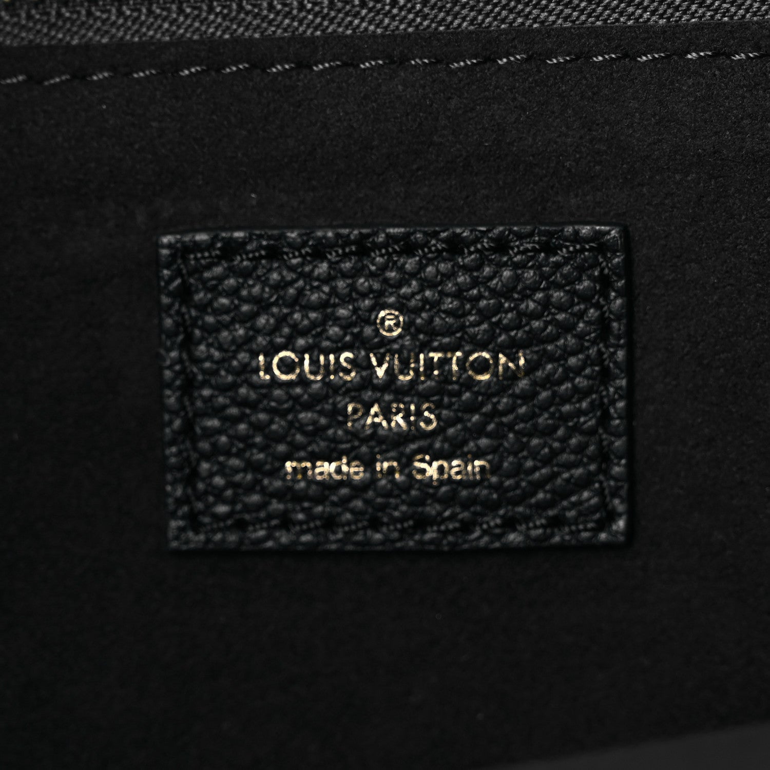 Louis Vuitton Empreinte Monogram Giant Neverfull MM Black 7 of 10