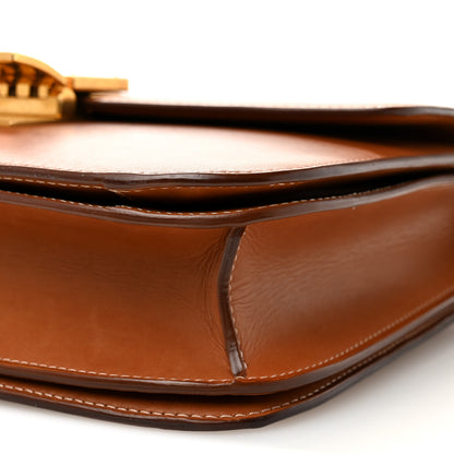 Celine Natural Calfskin Medium Classic Box Flap Bag Tan 10 of 13