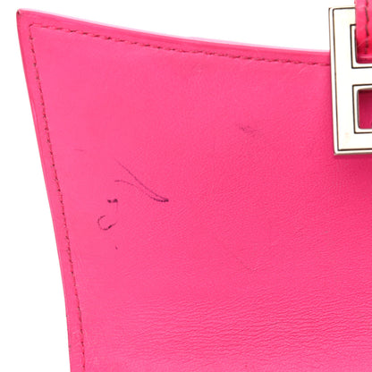 Balenciaga Shiny Box Calfskin Hourglass Top Handle Bag XS Hot Pink 12 of 13