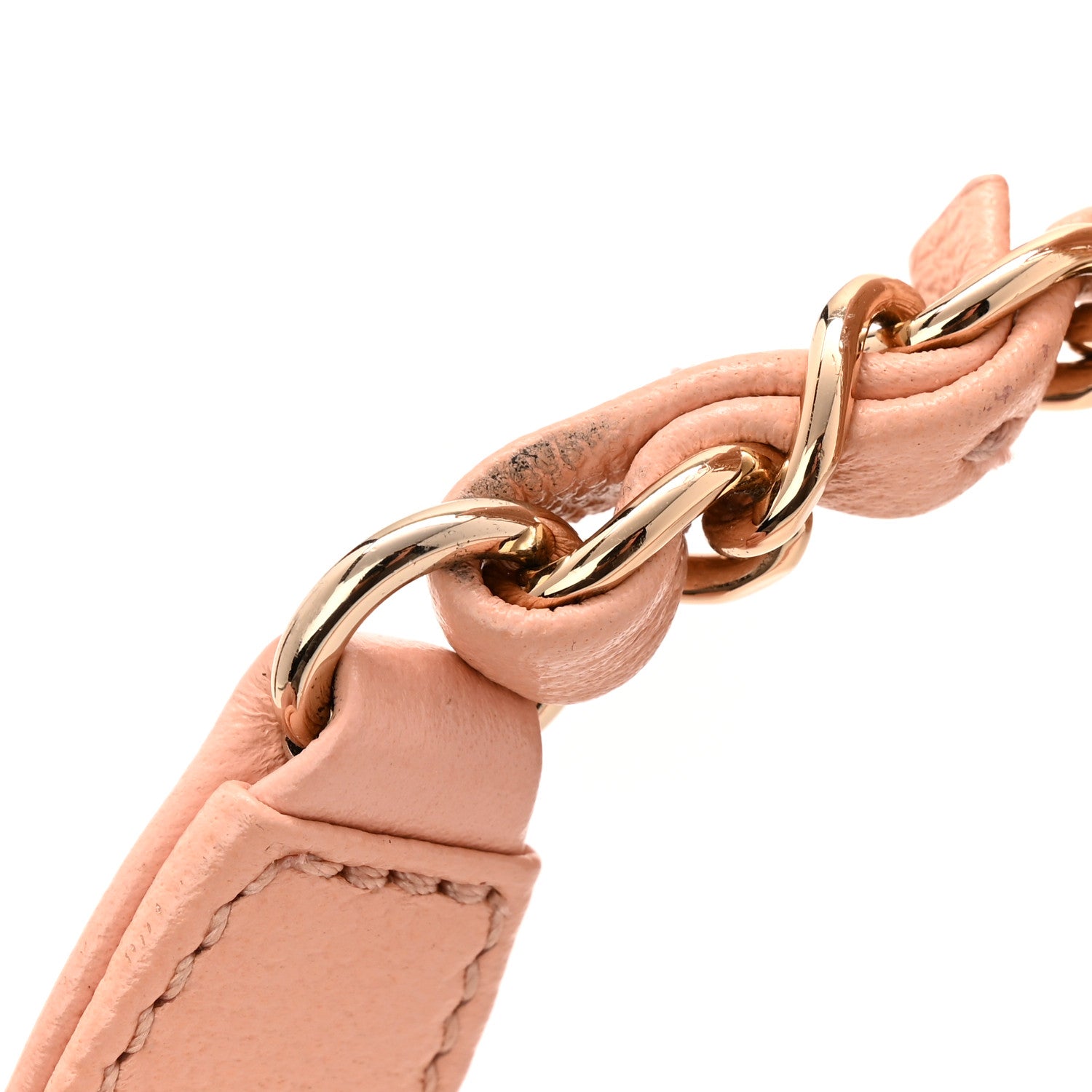 Chanel Caviar Deauville Drawstring Bucket Bag Light Pink 11 of 12