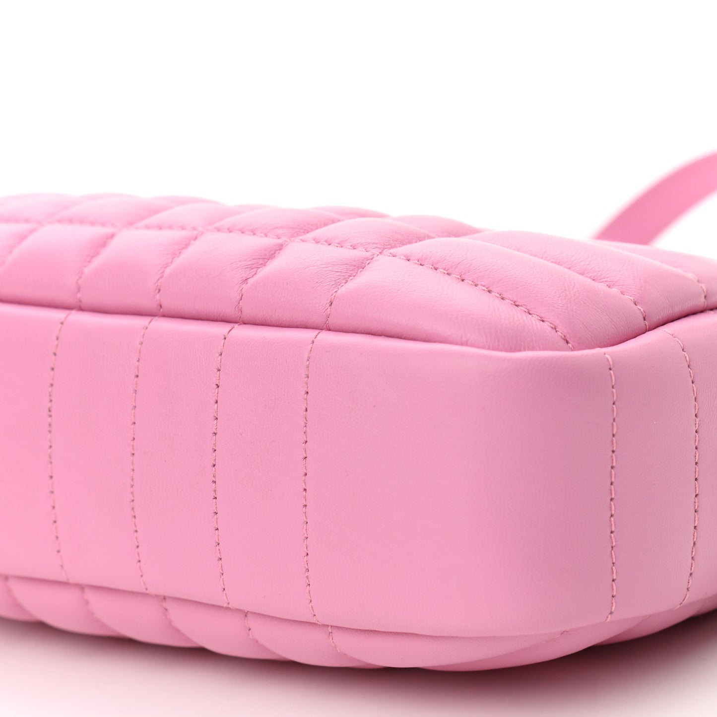 Lambskin Quilted Mini Lola Camera Bag Primrose Pink