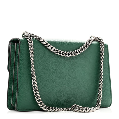 Gucci Pebbled Calfskin Small Dionysus Shoulder Bag Emerald 3 of 10