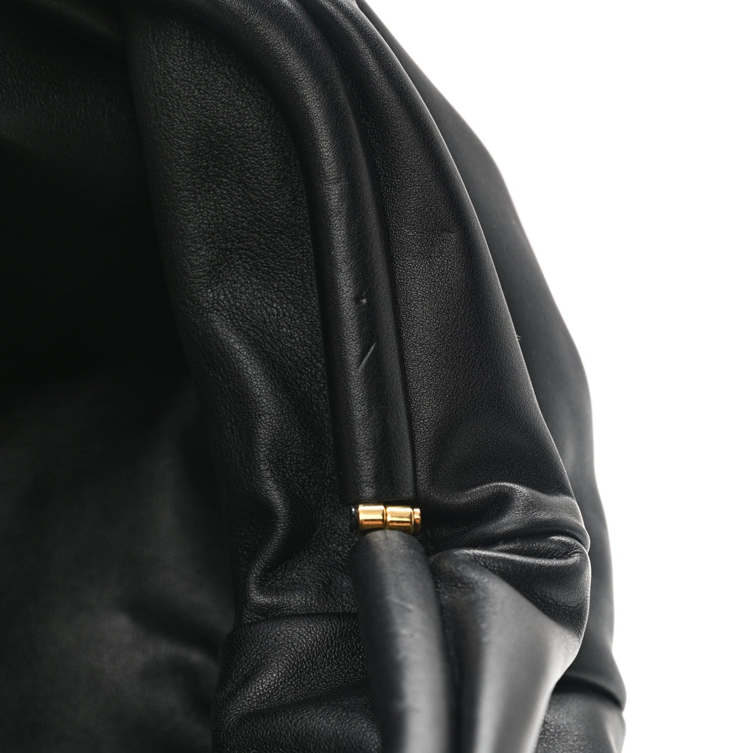 Bottega Veneta Smooth Butter Calf The Pouch Oversized Clutch Black 8 of 8