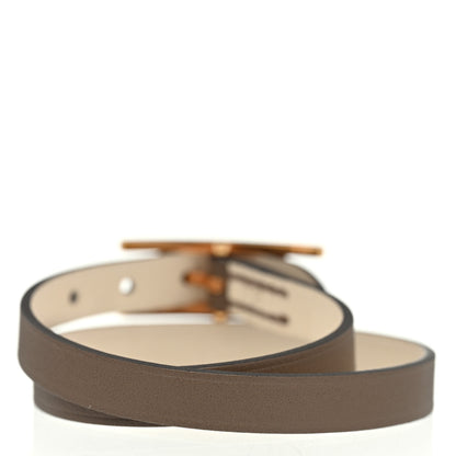 Hermes Swift Behapi Double Tour Bracelet T2 Etoupe Nata 3 of 5