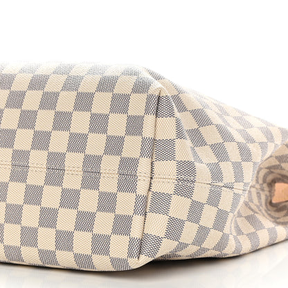 Louis Vuitton Damier Azur Graceful MM Rose Ballerine 9 of 9