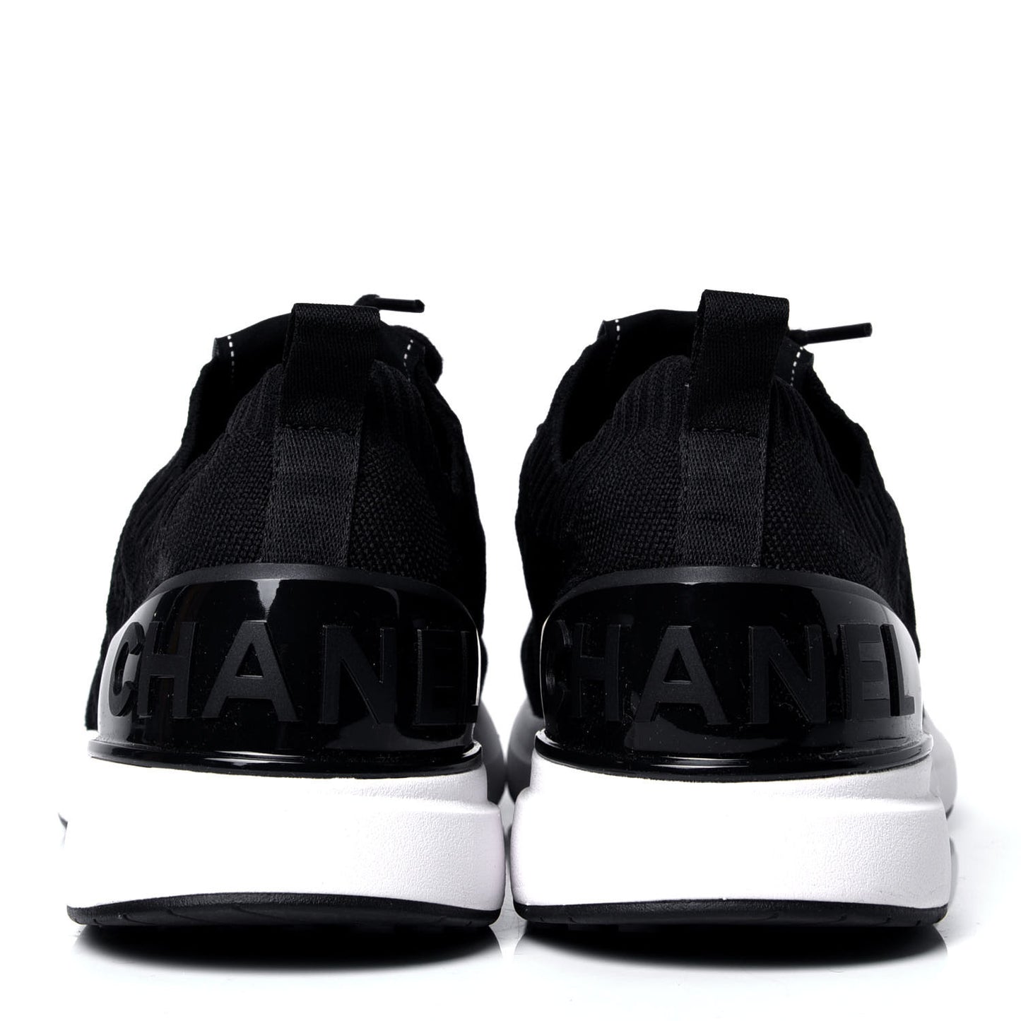 Mixed Fibers Quilted Womens CC Sneakers 39 Black